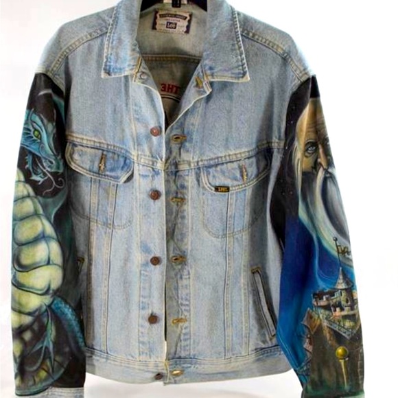 Lee Jackets & Blazers - Vintage Large Hard Rock Cafe Lee Jean Jacket